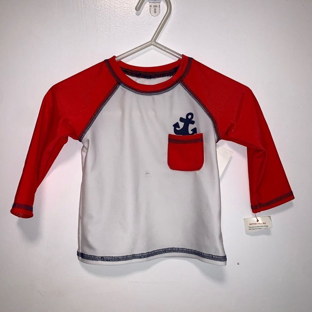 Cat & Jack Rash Guard‎ Top Baby Boy 3-6M